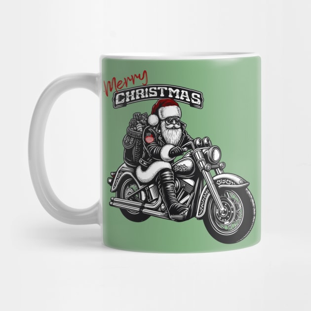 Chopper Santa “Merry Christmas” by PrintSoulDesigns